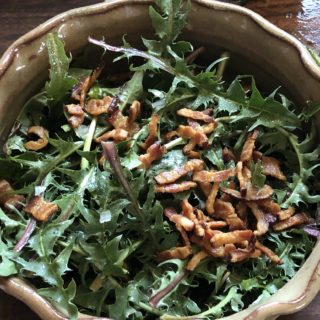 Front Lawn Foraging - Dandelion Salad