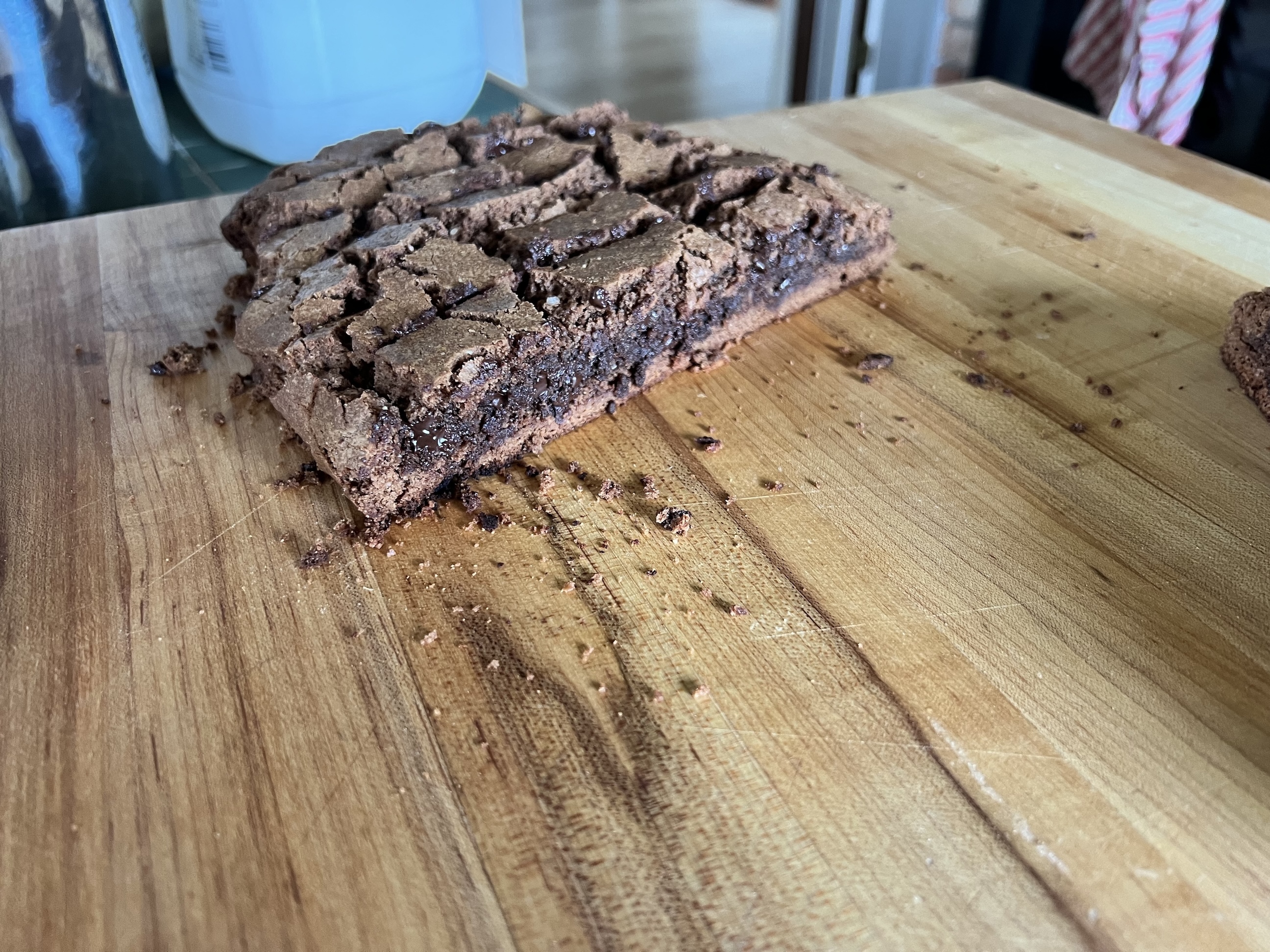 chocolate almond biscotti