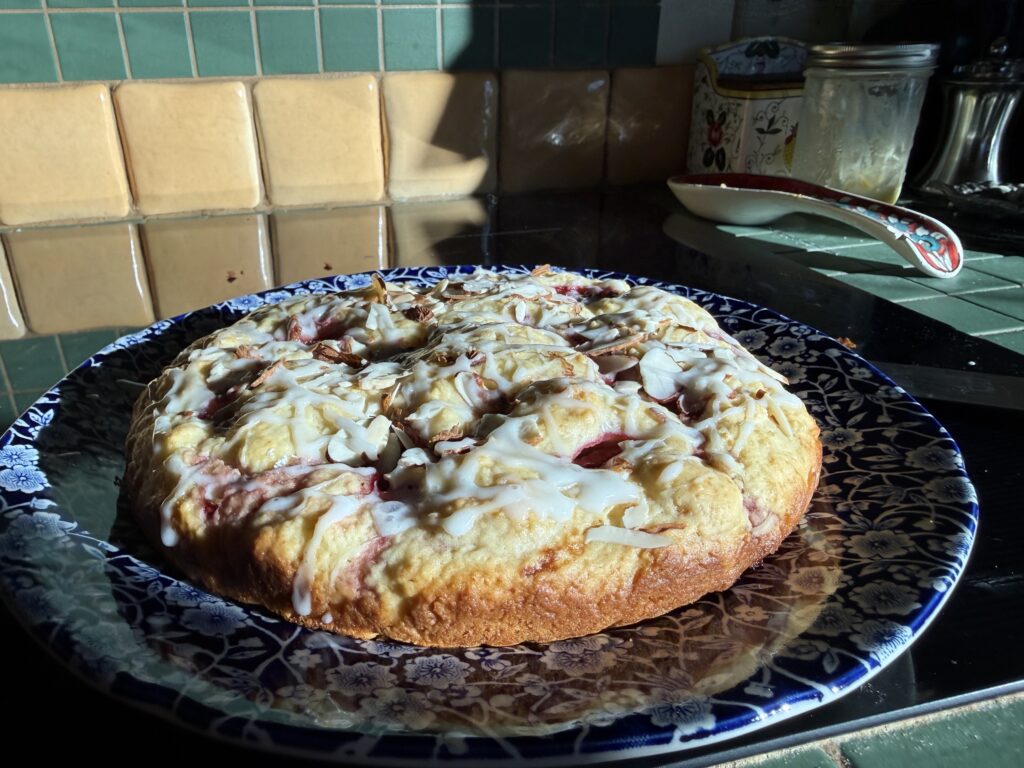 Raspberry Almond Coffee Cake